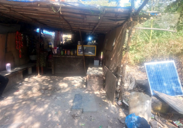 Solar lighting system for rural homes